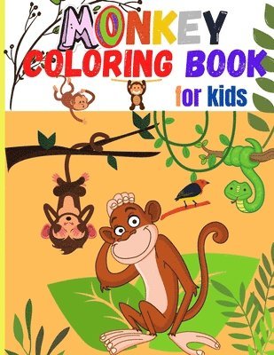 Monkey Coloring Book for Kids 1