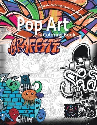 Happy Arts Coloring - Graffiti pop art coloring book, coloring books for adults relaxation, Häftad