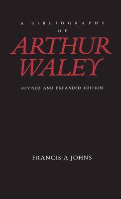 Bibliography of Arthur Waley