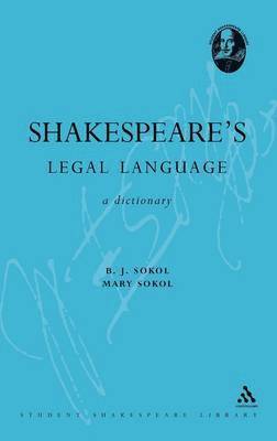 bokomslag Shakespeare's Legal Language
