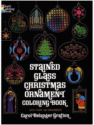 Stained Glass Christmas Ornament Coloring Book 1