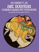bokomslag Art Nouveau Stained Glass Pattern Book