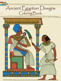 bokomslag Ancient Egyptian Designs Coloring Book