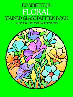 Floral Stained Glass Pattern Book 1