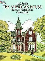 bokomslag The American House Styles of Architecture Colouring Book