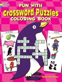bokomslag Fun with Crossword Puzzles Coloring Book