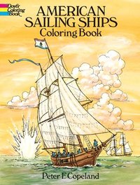 bokomslag American Sailing Ships Coloring Book