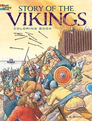 Story of the Vikings Coloring Book 1