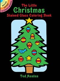 bokomslag The Little Christmas Stained Glass Coloring Book