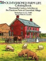 bokomslag Old-Fashioned Farm Life Colouring Book