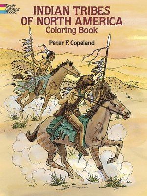 bokomslag Indian Tribes of North America Colouring Book