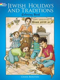 bokomslag Jewish Holidays and Traditions Colouring Book
