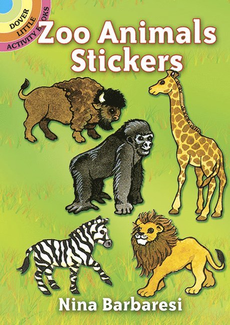 Nina Barbaresi - Zoo Animals Stickers, Häftad