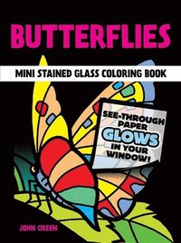 bokomslag Little Butterflies Stained Glass Coloring Book