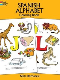 bokomslag Spanish Alphabet Coloring Book