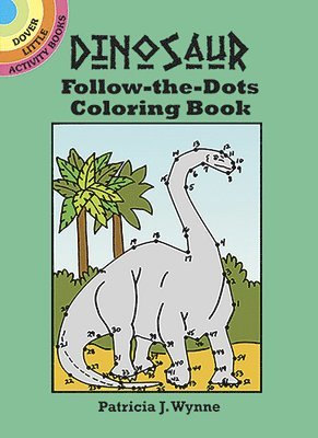 Dinosaur Follow-the-Dots Coloring Book 1