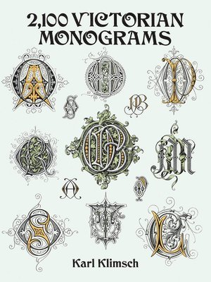 bokomslag 2100 Victorian Monograms