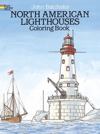 bokomslag North American Lighthouses Coloring Book