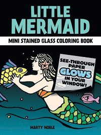 bokomslag Little Mermaid Stained Glass Coloring Book