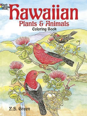 bokomslag Hawaiian Plants and Animals Colouring Book