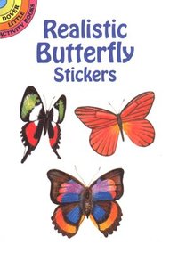 bokomslag Realistic Butterfly Stickers