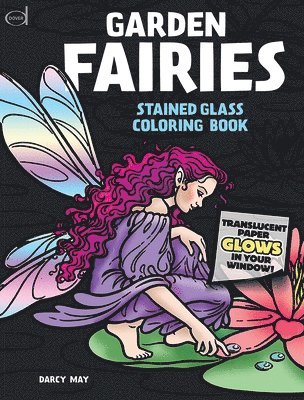 Garden Fairies Stained Glass Coloring Book