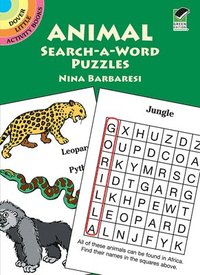 bokomslag Animal Search-a-Word Puzzles