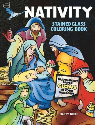 Nativity Stained Glass Coloring Book