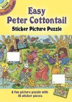 bokomslag Easy Peter Cottontail Sticker Picture Puzzle