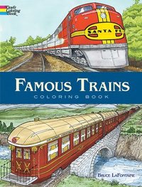 bokomslag Famous Trains Coloring Book