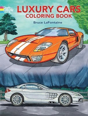 bokomslag Luxury Cars Coloring Book