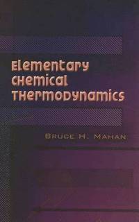 bokomslag Elementary Chemical Thermodynamics