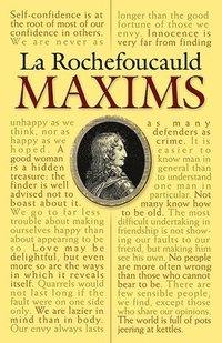 bokomslag Maxims of La Rochefoucauld
