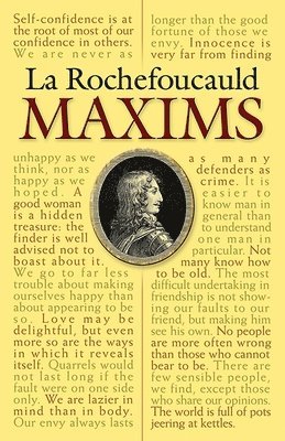 bokomslag Maxims of La Rochefoucauld