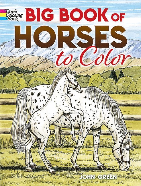 John Green - Big Book of Horses to Color, Häftad