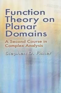 bokomslag Function Theory on Planar Domains