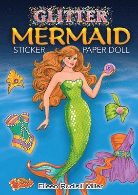 bokomslag Glitter Mermaid Sticker Paper Doll