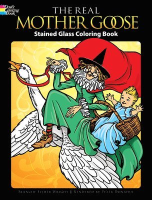 bokomslag The Real Mother Goose Stained Glass Coloring Book