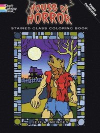 bokomslag House of Horror Stained Glass Coloring Book