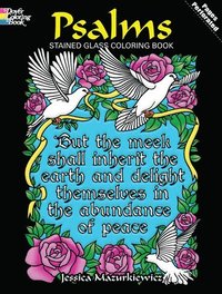 bokomslag Psalms Stained Glass Coloring Book