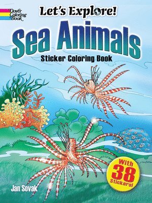 bokomslag Sea Animals Sticker Coloring Book