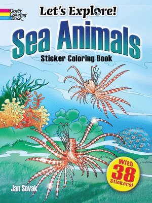 Jan Sovak - Sea Animals Sticker Coloring Book, Häftad