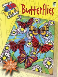 bokomslag 3-D Coloring Book - Butterflies
