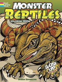 bokomslag Monster Reptiles Coloring Book