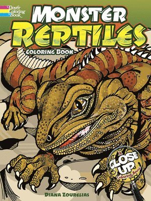 Monster Reptiles Coloring Book 1