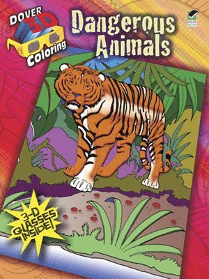 3-D Coloring Book - Dangerous Animals 1