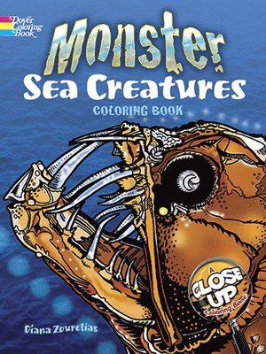bokomslag Monster Sea Creatures Coloring Book