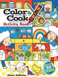 bokomslag Color & Cook Activity Book with 50 Stickers!