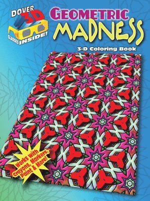 bokomslag 3-D Coloring Book - Geometric Madness