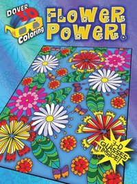 bokomslag 3-D Coloring Book - Flower Power!